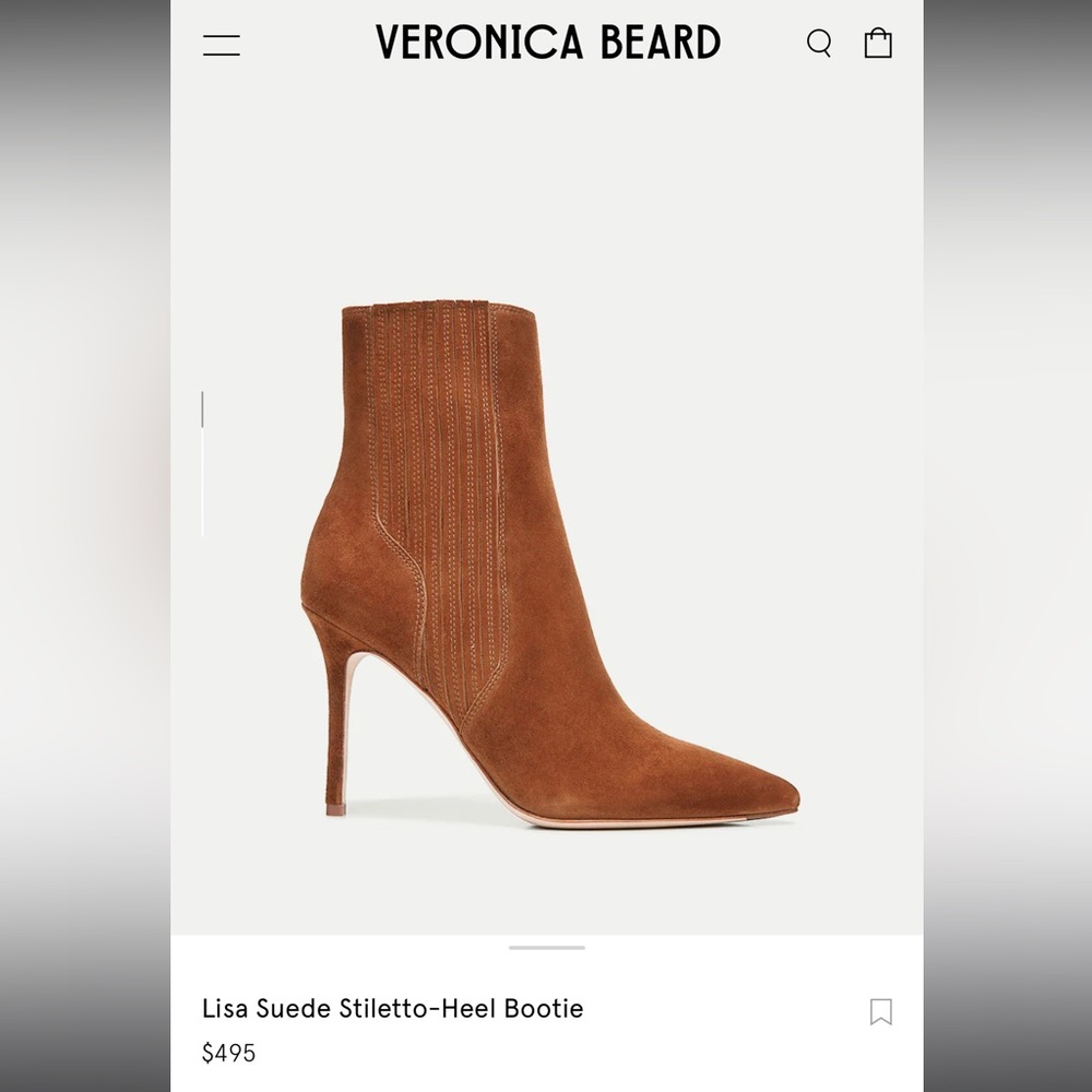 Veronica Beard Lisa suede Stiletto Heel bootie